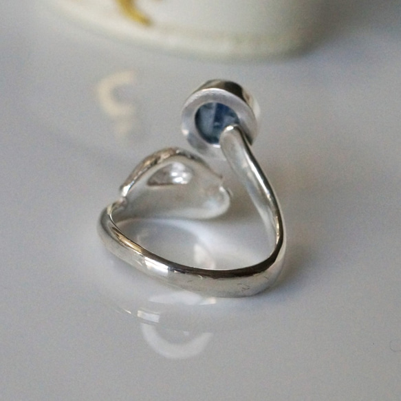 藍晶石垂耳式耳環 第5張的照片