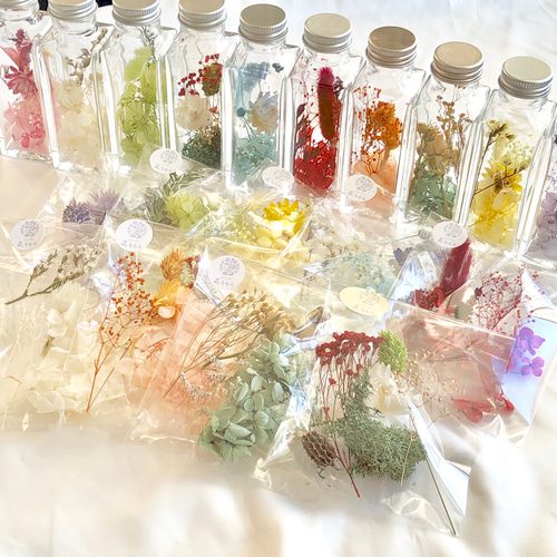 ハーバリウムセット ハーバリウムキット 2本入り 初心者にも簡単に作れる スターター