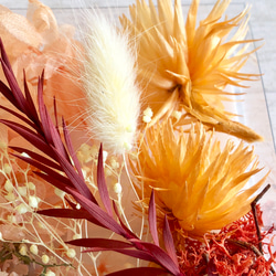 ⑤厳選花材パレット シルバーデイジー  紫陽花 かすみ草 花材セット 2枚目の画像