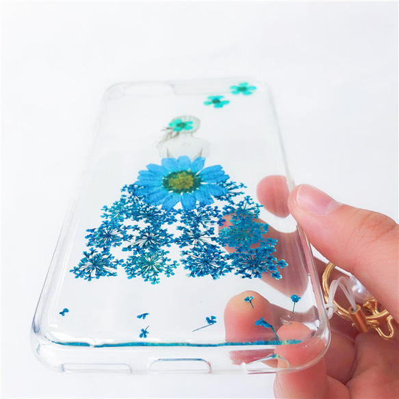 iphoneケース  iphone6  押し花ケース  iphone7  iphone8  iPhone6plus 4枚目の画像