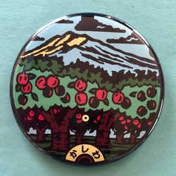 マンホール【マグネット】青森県つがる市　岩木山とりんご 1枚目の画像