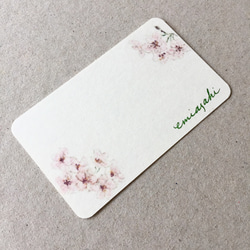 桜のメッセージカード サンキューカード 20枚 3枚目の画像
