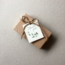 小さなオリーブのメッセージカード タグ 40枚 1枚目の画像