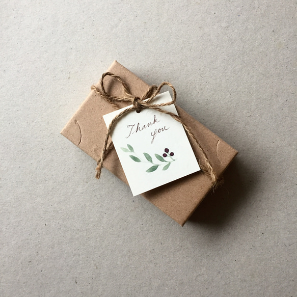 小さなオリーブのメッセージカード タグ 40枚 1枚目の画像