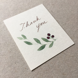 小さなオリーブのメッセージカード タグ 40枚 3枚目の画像