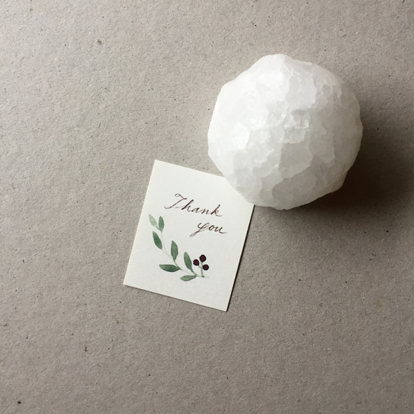 小さなオリーブのメッセージカード タグ 40枚 4枚目の画像