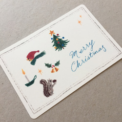 クリスマスのポストカード 5枚組 3枚目の画像