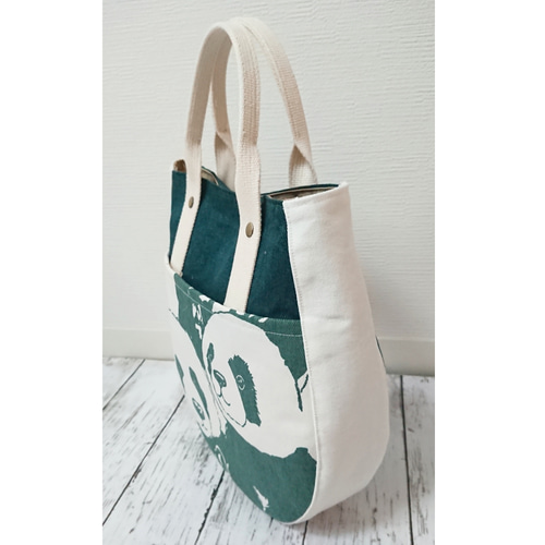 受注生産】両手持ち手トートバッグ(M) トートバッグ Shizu 通販 