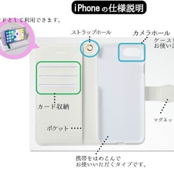 「オカリナの発表会」iPhoneケース　ねこ　手帳型　スマホケース　5678XSE　Android 7枚目の画像