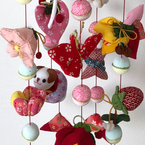 初節句のお祝いに♪ かわいい吊るし雛 桃の節句 つるし飾り つるし雛