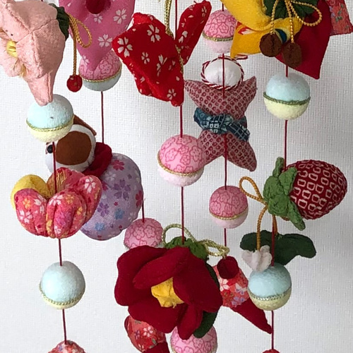 初節句のお祝いに♪ かわいい吊るし雛 桃の節句 つるし飾り つるし雛
