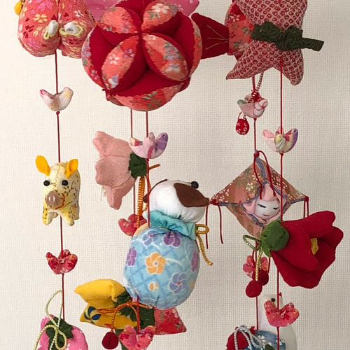 初節句のお祝いに♪ かわいい吊るし雛 桃の節句 つるし飾り つるし雛