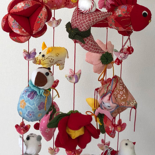 初節句のお祝いに♪ かわいい吊るし雛 桃の節句 つるし飾り つるし雛