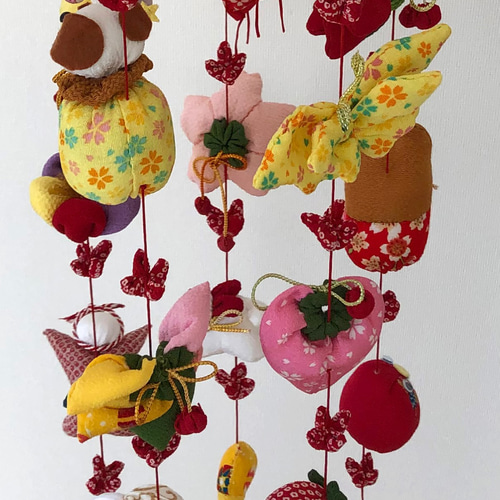 初節句のお祝いに♪ かわいい吊るし雛 桃の節句 つるし飾り つるし雛