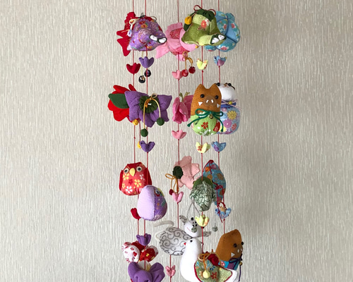 初節句のお祝いに♪ かわいい吊るし雛 桃の節句 つるし飾り つるし雛