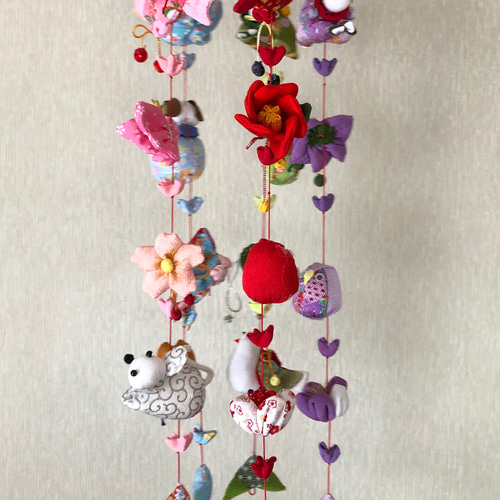 初節句のお祝いに♪ かわいい吊るし雛 桃の節句 つるし飾り つるし雛