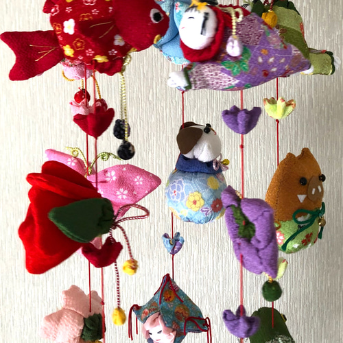 初節句のお祝いに♪ かわいい吊るし雛 桃の節句 つるし飾り つるし雛