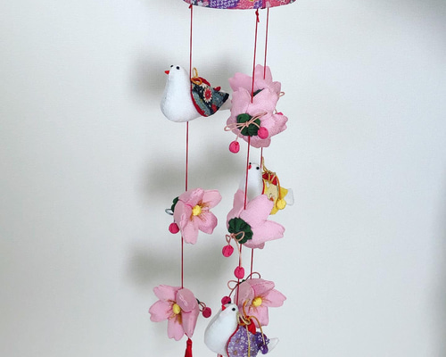つるし雛　ひな祭り　女の子　出産祝い　お祝い　ハンドメイド　飾り　赤ちゃん 1_c7819dc0c5c8a79f19b04ff8f806