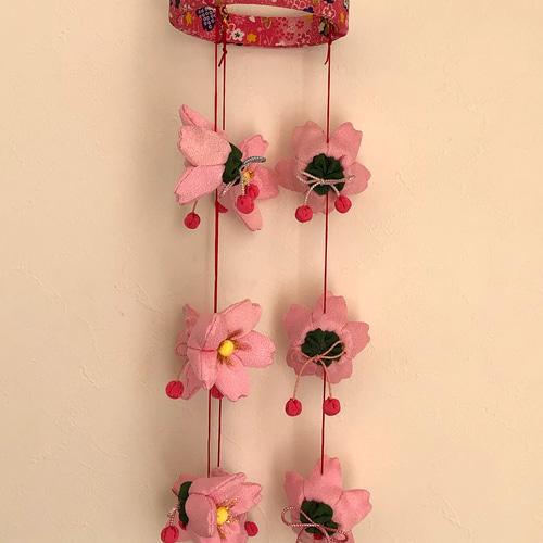 初節句のお祝いに♪ 桜のつるし雛 つるし飾り サクラサク 桜