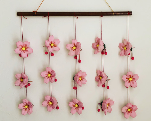 桜のつるし飾り（つるし雛）サクラサク春 桜ハンドメイド2021