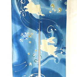 のれん 暖簾 和風 葛飾北斎 神奈川沖浪裏 85×150cm 日本製