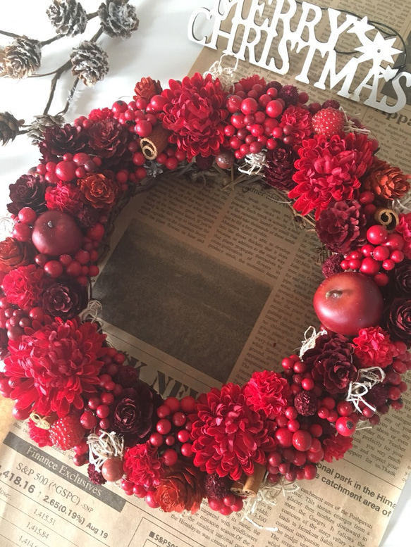 red×red wreath 3枚目の画像