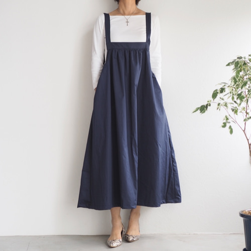 新品 JOURNAL STANDARD ギャザーサロペット ネイビー ギャザーサロペット（サロペット/オーバーオール）｜JOURNAL