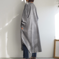 薄款燈芯絨連衣裙 灰色 No.143-11 第3張的照片