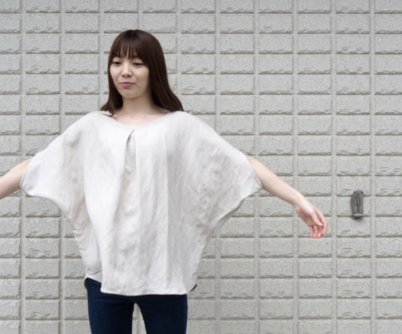 Dolman 上衣 米色 No.49 第6張的照片