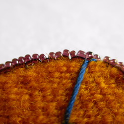 手織りのブローチ　Namib 2枚目の画像