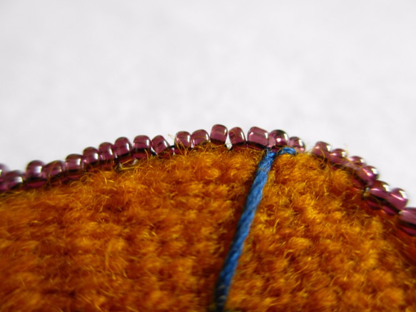 手織りのブローチ　Namib 2枚目の画像