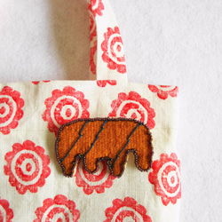 手織りのブローチ　Namib 3枚目の画像