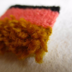 【20% OFF】 手織りのブローチ　flossa 3枚目の画像