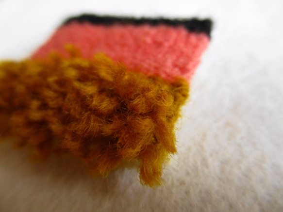 【20% OFF】 手織りのブローチ　flossa 3枚目の画像
