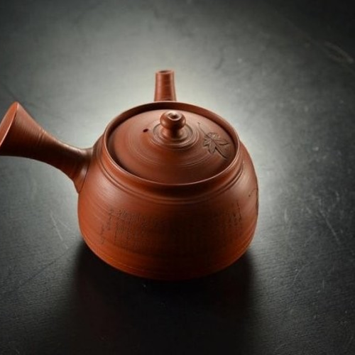 お歳暮 人気 オシャレ 片岡ニ光 常滑焼 年代物（常滑焼を学ぶ①常滑急須の 茶道器 急須 工芸品