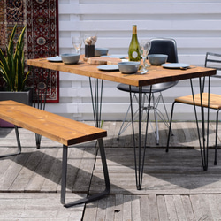 W1000×D700 GL "Bony leg" Dining table （鉄脚/ダイニングテーブル/アイアン） 3枚目の画像