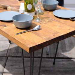 W900×D840 GL "Bony leg" Dining table （鉄脚/ダイニングテーブル/アイアン） 4枚目の画像