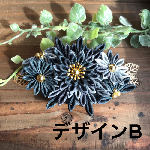 つまみ細工のバレッタ バレッタ 小桜 通販 6786064｜Creema