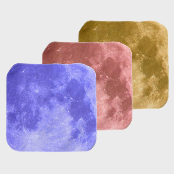 Lunar’s Graphic Handkerchief (3 colors)｜月模様ハンカチ 1枚目の画像