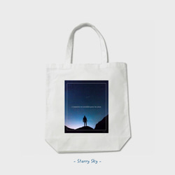 Sky’s Graphic Tote Bag (3 types)｜空模様メッセージトートバッグ【今夏までの限定販売♪】 2枚目の画像