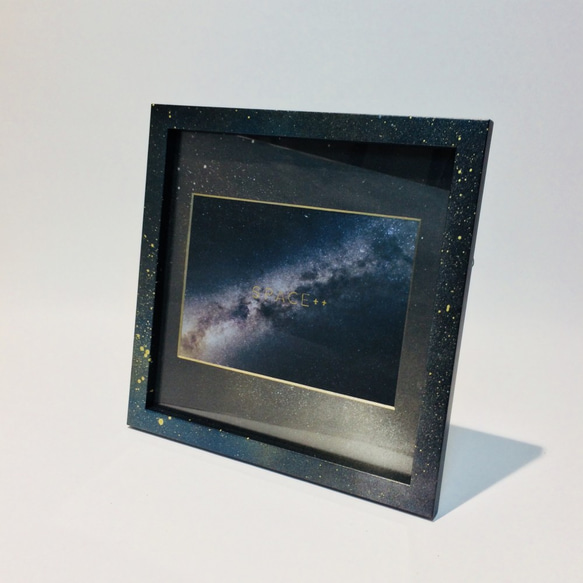Galaxy Photo Frame (Large size)｜銀河柄フォトフレーム(2L判サイズ) 1枚目の画像