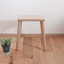 レジンスツール タモ 椅子（チェアー）・スツール でざいん工房ゆたか