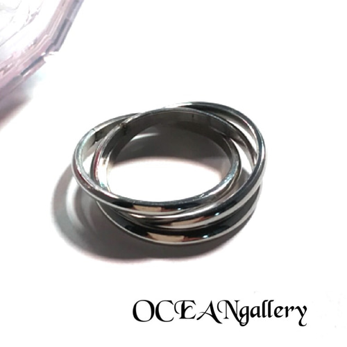 3連リング G-IRON流3連リング - G-IRON SILVERWORKS｜シルバーリング