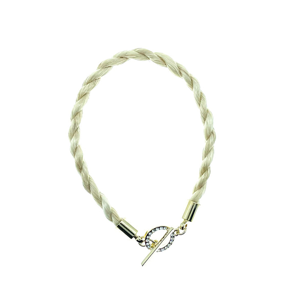 邪気を祓い幸運を引き寄せる精麻ブレスレット しめ縄ブレス