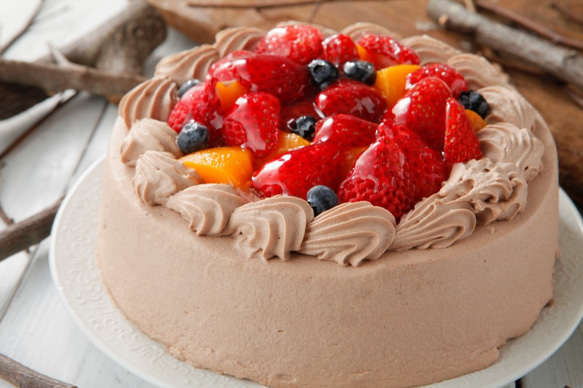 チョコレートデコレーションケーキ21cm（8～9人） ケーキ