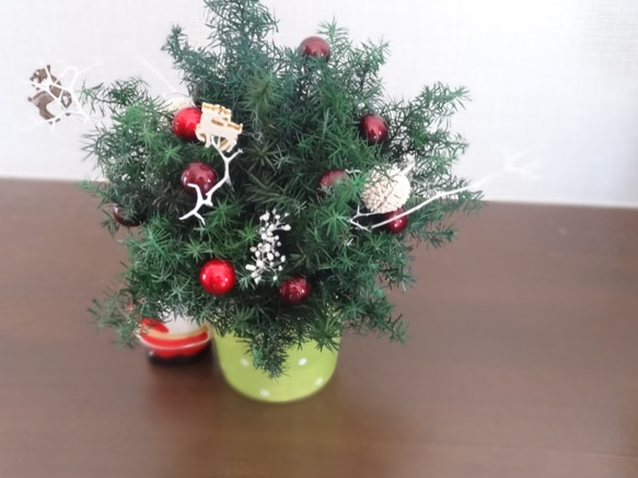 小さなクリスマスツリー（シックバージョン） 2枚目の画像