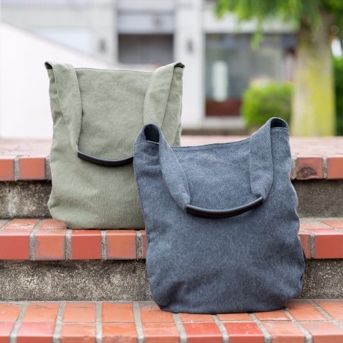 STROLL BAG ZUDA-bag ヴィンテージ帆布 ワンショルダートートバッグ ブラック