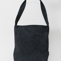 STROLL BAG ZUDA-bag ヴィンテージ帆布 ワンショルダートートバッグ ブラック 2枚目の画像