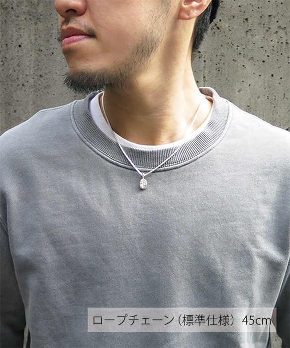 GARAGE BEANS NECKLACE【COLOMBIA】SV925 6枚目の画像