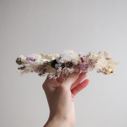 flower crown / オーダーメイド 花かんむり 髪飾り ヘアアクセサリー 4枚目の画像